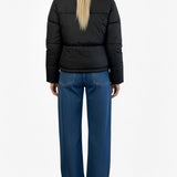 Iris Black Waterproof Puffer Jacket