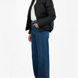 Iris Black Waterproof Puffer Jacket