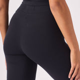 ATHLEISURE CYCLING SHORTS - BLACK - JMOJO - Women's Athleisure Shorts