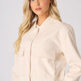 BOMBER JACKET - BEIGE - JMOJO - Women's Bomber Jackets