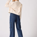 BOMBER JACKET - BEIGE - JMOJO - Women's Bomber Jackets