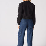 BOMBER JACKET - BLACK - JMOJO - Women's Bomber Jackets