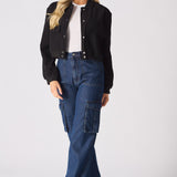 BOMBER JACKET - BLACK - JMOJO - Women's Bomber Jackets