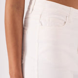 Ceci High Waisted Relaxed Straight Leg Jeans - White - JMOJO - Women's Straight Leg Jeans