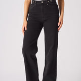 ELYSI High Rise Sculpt Wide Leg Jeans - Black Wash - JMOJO - Women's Wide Leg Jeans