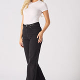 ELYSI High Rise Sculpt Wide Leg Jeans - Black Wash - JMOJO - Women's Wide Leg Jeans