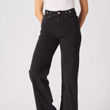 ELYSI High Rise Sculpt Wide Leg Jeans - Black Wash - JMOJO - Women's Wide Leg Jeans