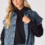 Ember Sleeveless Denim Gilet Jacket – Blue - JMOJO - Women's Denim Jacket