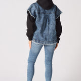 Ember Sleeveless Denim Gilet Jacket – Blue - JMOJO - Women's Denim Jacket