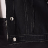 Mason 2 - in - 1 Reversible Denim Jacket – Beige & Black - JMOJO - Women's Denim Jacket Reversible
