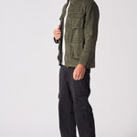 MILITARY DENIM JACKET - GREEN - JMOJO - Men's Cargo Denim Jackets