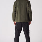 MILITARY DENIM JACKET - GREEN - JMOJO - Men's Cargo Denim Jackets