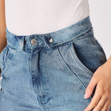 Nola Detachable Denim Jumpsuit – Blue Acid Wash - JMOJO - Women's Denim Jumpsuits Detachable