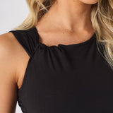 OFF THE SHOULDER BODYSUIT - BLACK - JMOJO - Women's bodysuit