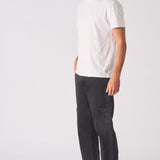 RELAXED FIT CARGO JEANS - BLACK - JMOJO - Men's Cargo Jeans