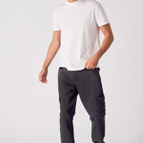 RELAXED FIT CARGO JEANS - BLACK - JMOJO - Men's Cargo Jeans