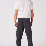 RELAXED FIT CARGO JEANS - BLACK - JMOJO - Men's Cargo Jeans