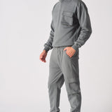 RELAXED FIT CARGO JOGGER - GREY - JMOJO - Men's Cargo Joggers