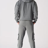 RELAXED FIT CARGO JOGGER - GREY - JMOJO - Men's Cargo Joggers