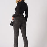 Thalia Long Sleeve High Neck Bodysuit – Black - JMOJO - Women's bodysuit