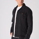 WESTERN DENIM JACKET - BLACK WASH - JMOJO - Men's Denim Jackets