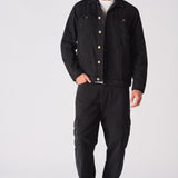 WESTERN DENIM JACKET - BLACK WASH - JMOJO - Men's Denim Jackets