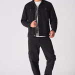 WESTERN DENIM JACKET - BLACK WASH - JMOJO - Men's Denim Jackets