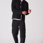 WESTERN DENIM JACKET - BLACK WASH - JMOJO - Men's Denim Jackets