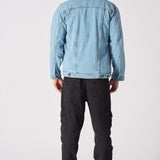 WESTERN DENIM JACKET - LIGHT BLUE - JMOJO - Men's Denim Jackets