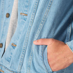 WESTERN DENIM JACKET - LIGHT BLUE - JMOJO - Men's Denim Jackets