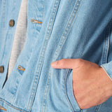 WESTERN DENIM JACKET - LIGHT BLUE - JMOJO - Men's Denim Jackets