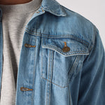 WESTERN DENIM JACKET - LIGHT BLUE - JMOJO - Men's Denim Jackets
