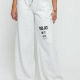 GREY MARL MOJO WIDE LEG JOGGER - JMOJO - Women's Wide Leg Joggers