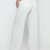 GREY MARL MOJO WIDE LEG JOGGER - JMOJO - Women's Wide Leg Joggers