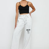 GREY MARL MOJO WIDE LEG JOGGER - JMOJO - Women's Wide Leg Joggers