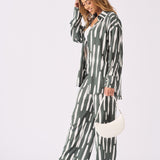 LONGLINE OVERSIZED SHIRT - GREEN - JMOJO - Women's Oversized Shirts