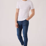 SKINNY FIT JEANS - DARK BLUE - JMOJO - Men's Skinny Jeans