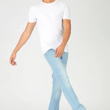 SLIM FIT JEANS - LIGHT BLUE - JMOJO - Men's Skinny Jeans
