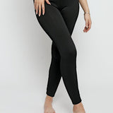 Vela Textured Stripe Legging – Black - JMOJO - Women's Athleisure Leggings