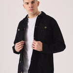 WESTERN DENIM JACKET - BLACK - JMOJO - Men's Denim Jackets