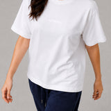 Olive Oversized T-shirt - White
