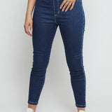 Odette High Waist Jegging – Dark Blue