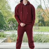 ZIP UP HOODIE - Burgundy