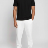 Harbour Essential Slim Fit Tapered Joggers - White
