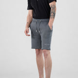 Obsidian Relaxed Fit Sweatshorts- Cool Grey