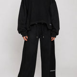 Mist Crew Neck Jumper - Black