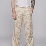 Harbour Tie-Dye Wide Leg Joggers - Beige