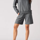 Frost Crew Neck Oversized Sweatshirt - Grey