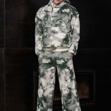 WIDE LEG JOGGERS - TIE DYE