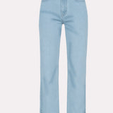 Brynne Sculpt Split Hem Jeans - Light Blue Wash